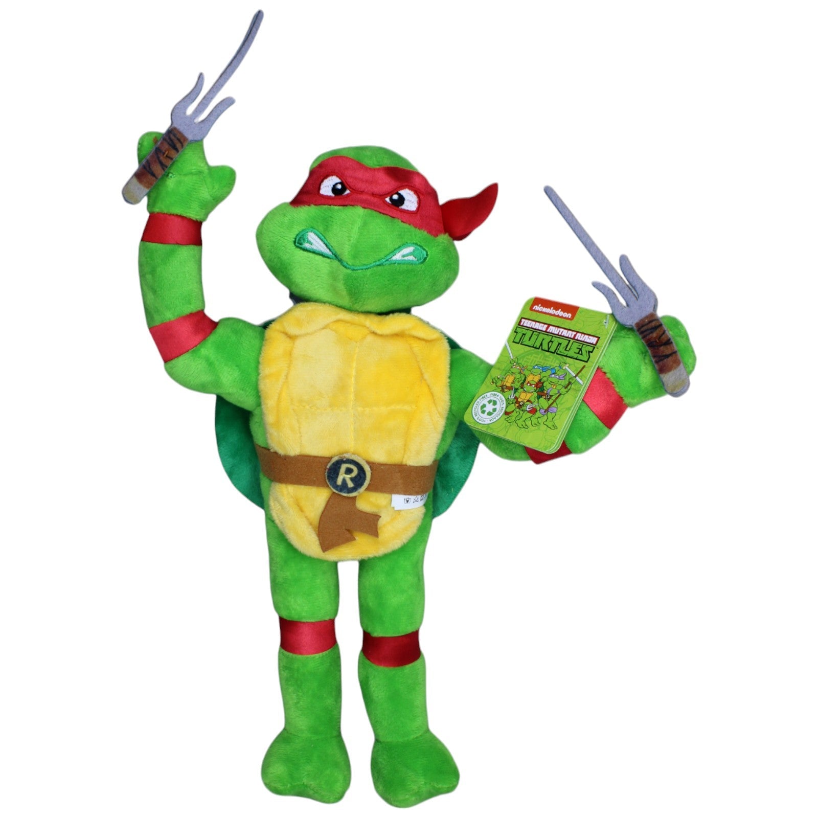 1233298 Play by Play Teenage Mutant Ninja Turtles: Retro, Raphael Plüschfigur Kumpel Leo neu