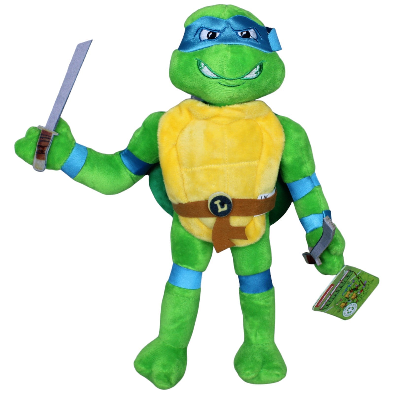 1233299 Play by Play Teenage Mutant Ninja Turtles: Retro, Leonardo Plüschfigur Kumpel Leo neu