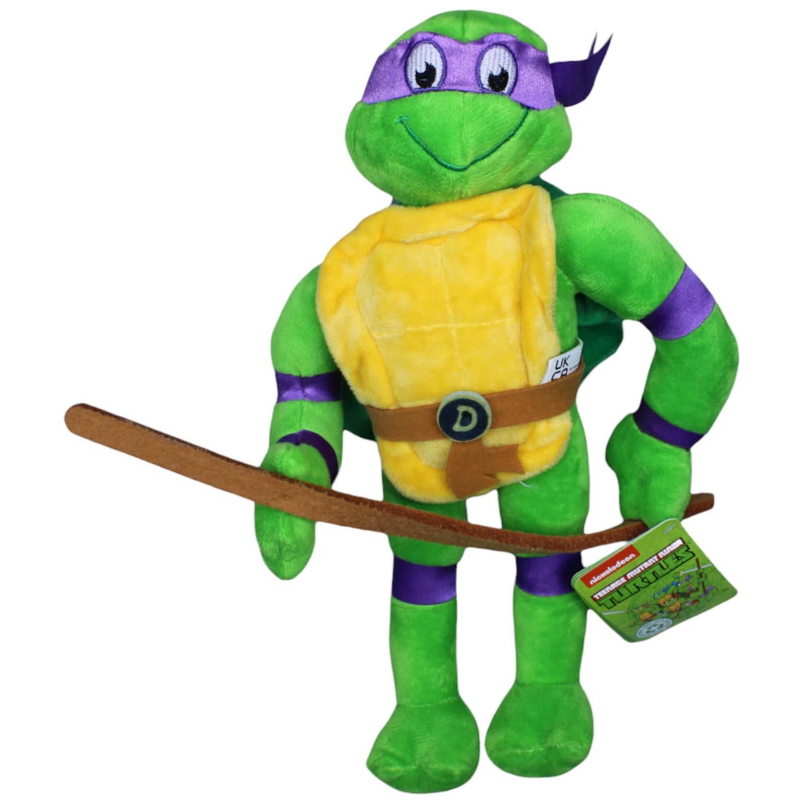 1233300 Play by Play Teenage Mutant Ninja Turtles: Retro, Donatello Plüschfigur Kumpel Leo neu