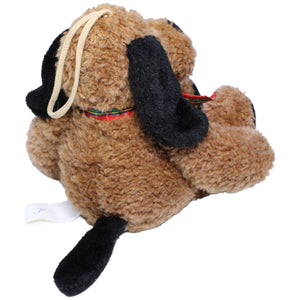 1233318 Sunkid Hund mit Schleife, braun Kuscheltier Kumpel Leo Gebraucht Hund