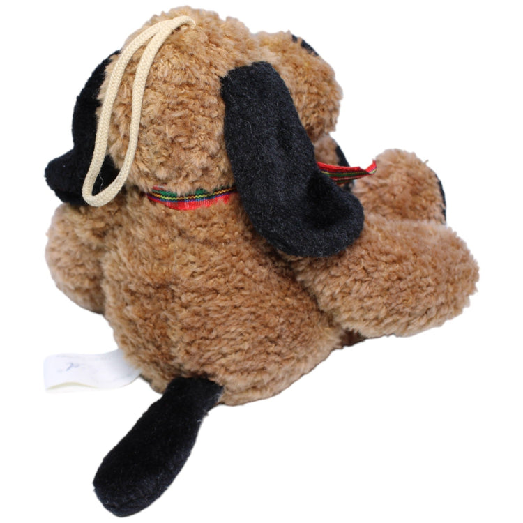 1233318 Sunkid Hund mit Schleife, braun Kuscheltier Kumpel Leo Gebraucht Hund