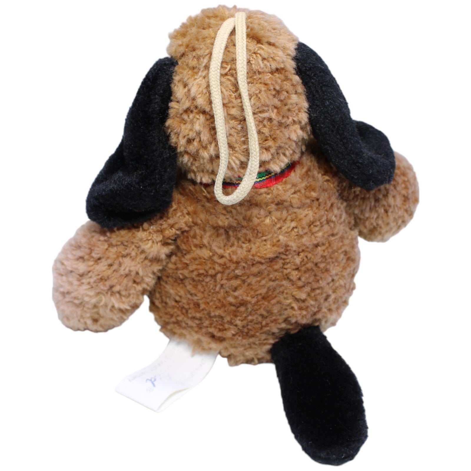 1233318 Sunkid Hund mit Schleife, braun Kuscheltier Kumpel Leo Gebraucht Hund