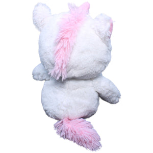 1233329 Unbekannt Einhorn, weiß-rosa Kuscheltier Kumpel Leo Fantasy Gebraucht Glubschi