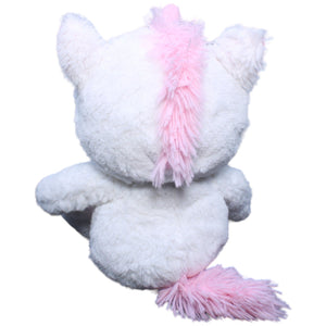 1233329 Unbekannt Einhorn, weiß-rosa Kuscheltier Kumpel Leo Fantasy Gebraucht Glubschi