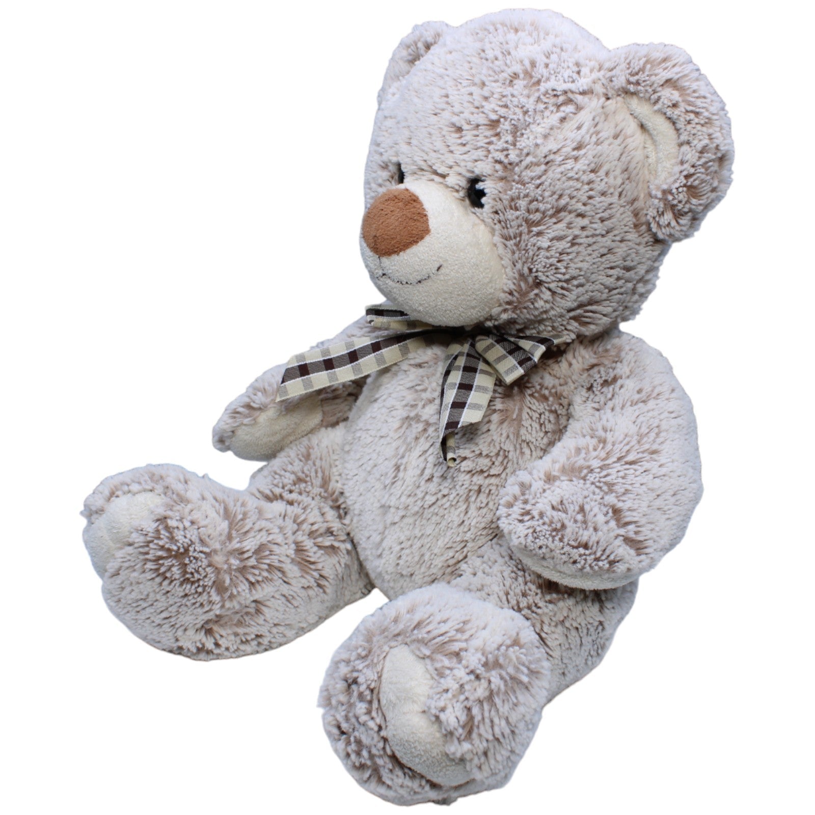 1233386 Kuschelwuschel Karstadt, XL Teddybär grau Kuscheltier Kumpel Leo Gebraucht