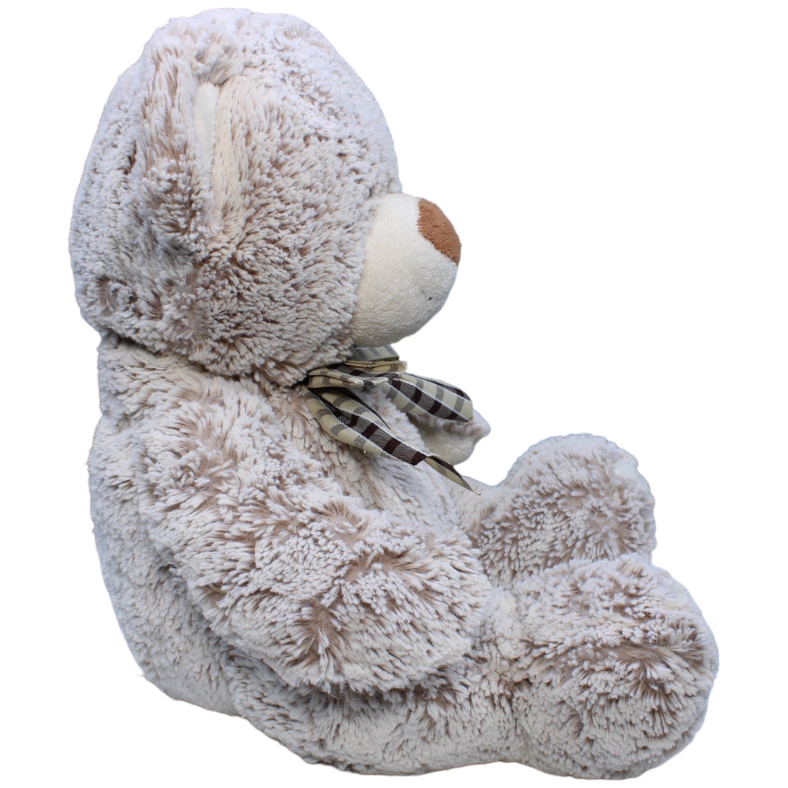 1233386 Kuschelwuschel Karstadt, XL Teddybär grau Kuscheltier Kumpel Leo Gebraucht