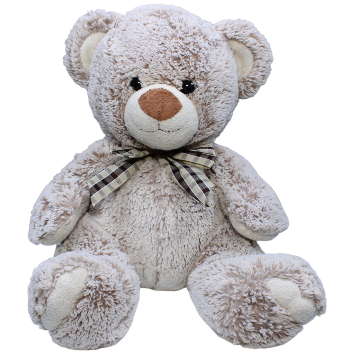 1233386 Kuschelwuschel Karstadt, XL Teddybär grau Kuscheltier Kumpel Leo Gebraucht