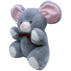 1233391 Heunec Maus mit Schleife, grau Kuscheltier Kumpel Leo Gebraucht