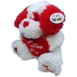 1233394 Heunec Hund mit Herz "I Love you" Kuscheltier Kumpel Leo neu