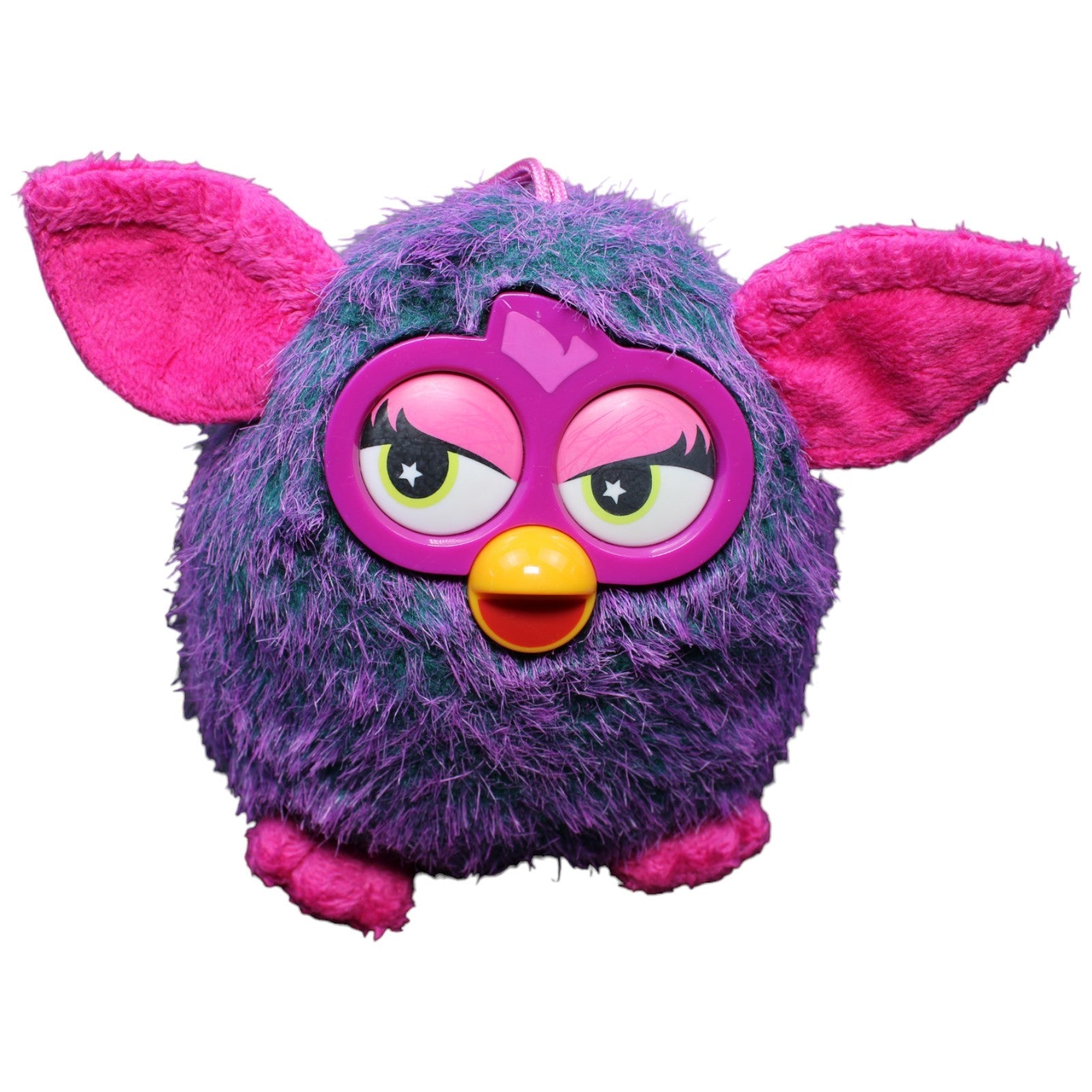 1233438 Famosa Furby 2013, lila Kuscheltier Kumpel Leo Gebraucht