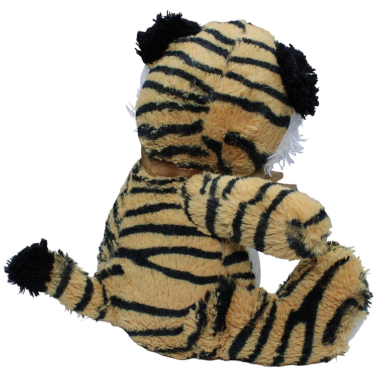 1233447 Heunec Tiger mit Schleife, sitzend Kuscheltier Kumpel Leo Gebraucht Glubschi