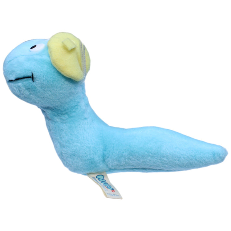 1233460 NICI Wurm mit Hut, blau Kuscheltier Kumpel Leo Gebraucht