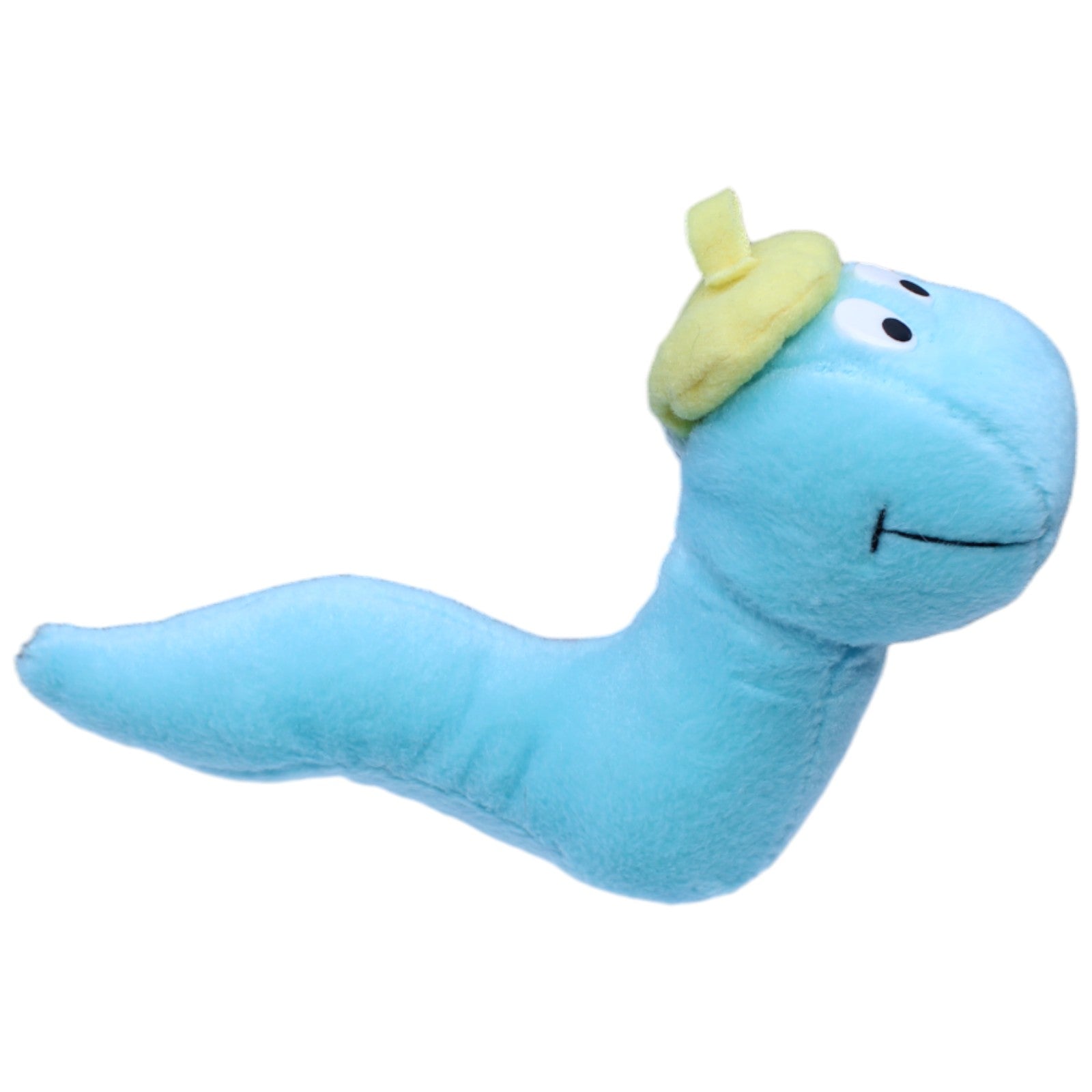 1233460 NICI Wurm mit Hut, blau Kuscheltier Kumpel Leo Gebraucht