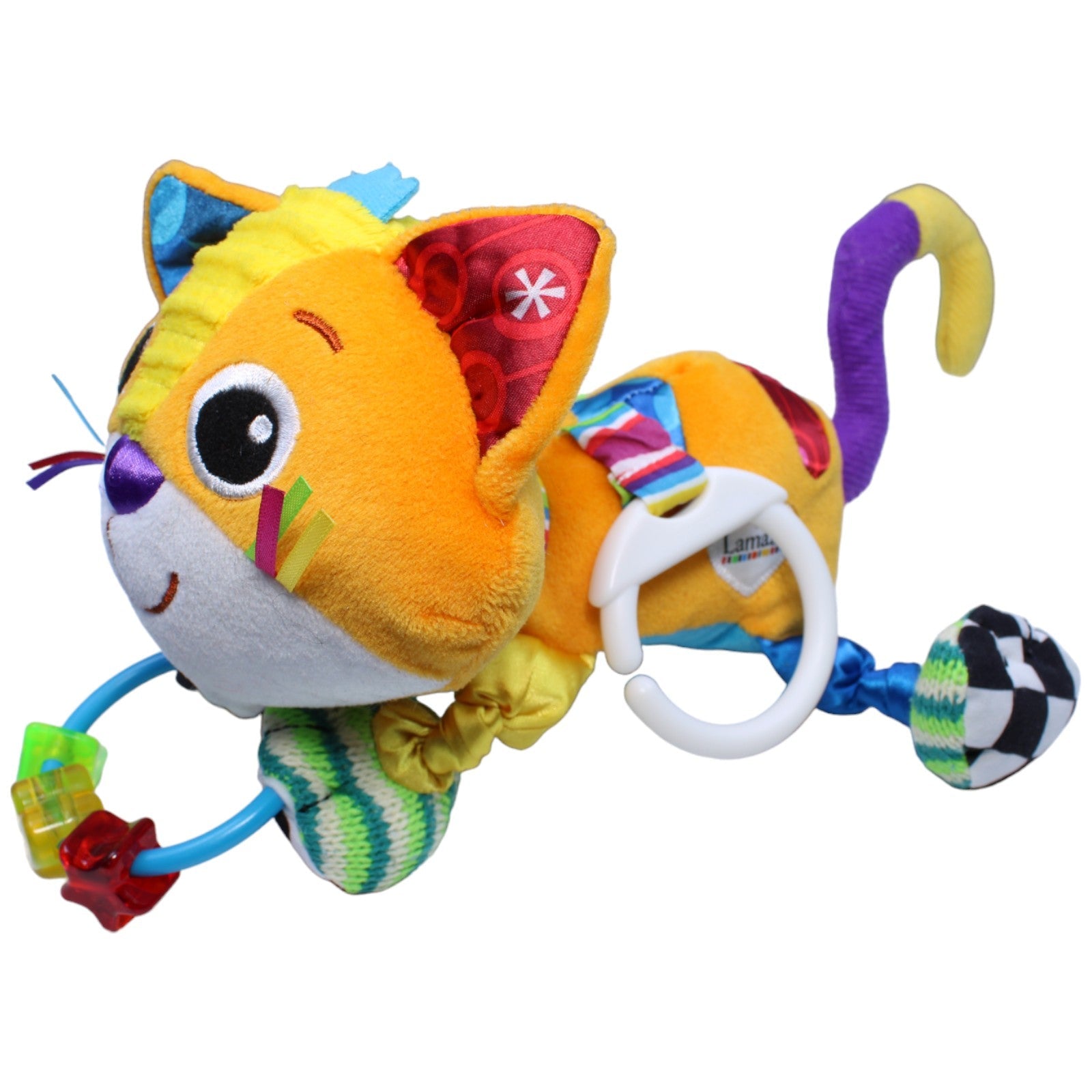 1233468 Lamaze Activity-Kuscheltier, Katze Mittens Activity-Kuscheltier Kumpel Leo Gebraucht