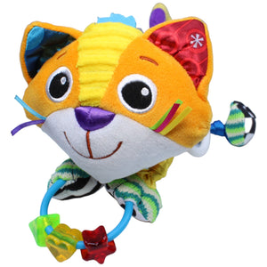 1233468 Lamaze Activity-Kuscheltier, Katze Mittens Activity-Kuscheltier Kumpel Leo Gebraucht