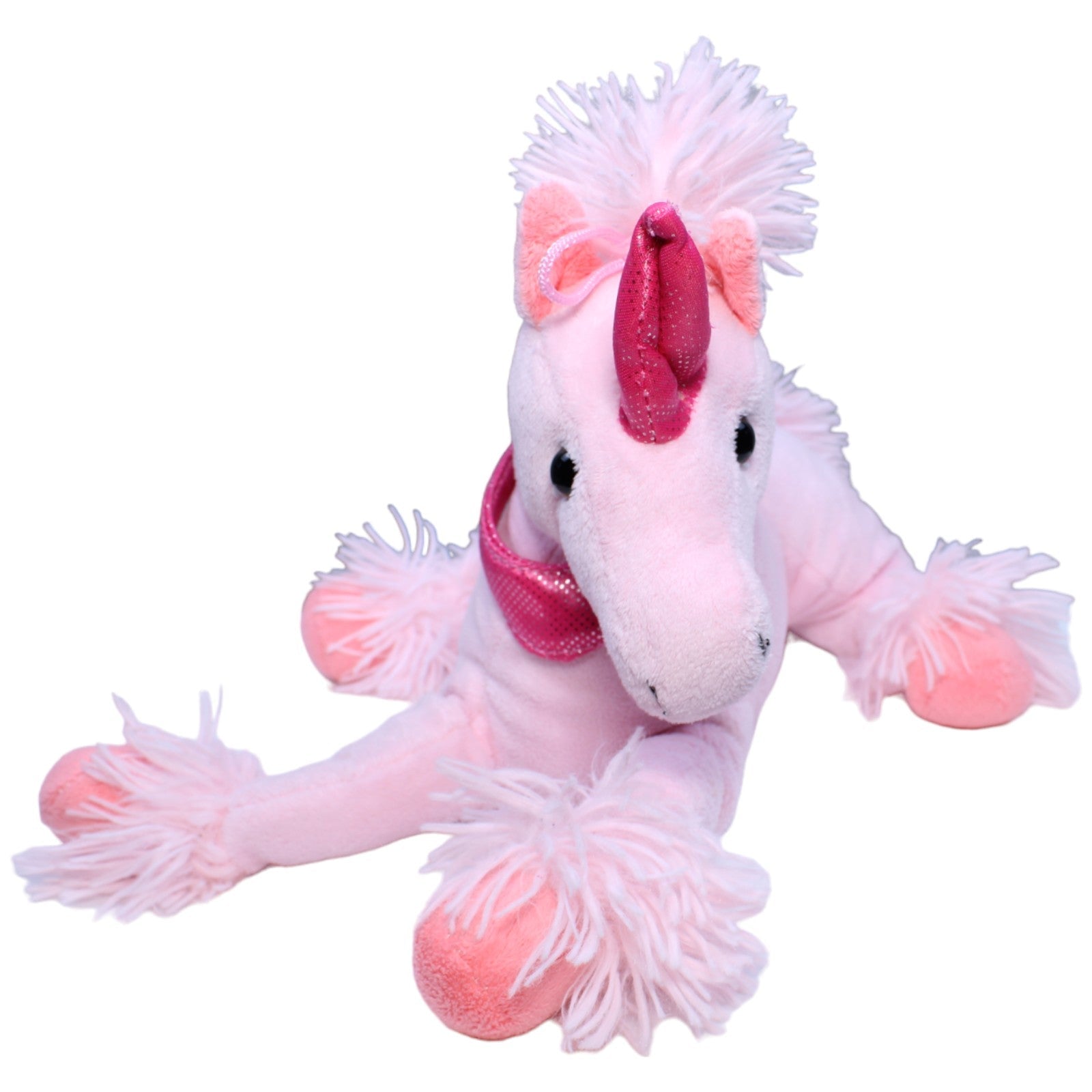 1233475 Unbekannt Einhorn, rosa Kuscheltier Kumpel Leo Fantasy Gebraucht