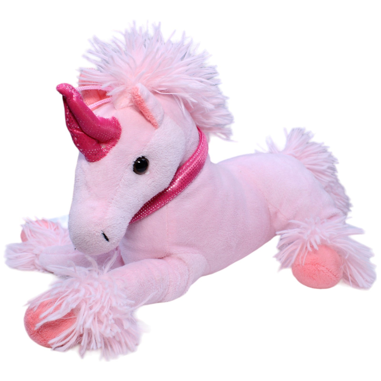 1233475 Unbekannt Einhorn, rosa Kuscheltier Kumpel Leo Fantasy Gebraucht