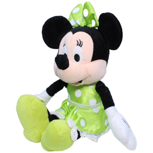 1233477 Nicotoy Disney Minnie Maus mit grünem Kleid Kuscheltier Kumpel Leo Disney Gebraucht