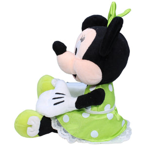 1233477 Nicotoy Disney Minnie Maus mit grünem Kleid Kuscheltier Kumpel Leo Disney Gebraucht