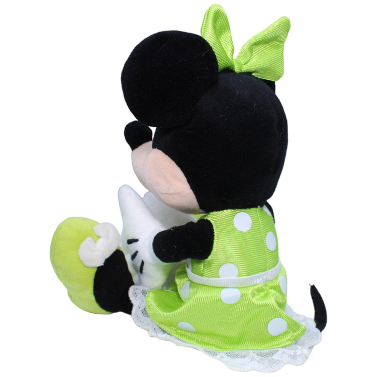 1233477 Nicotoy Disney Minnie Maus mit grünem Kleid Kuscheltier Kumpel Leo Disney Gebraucht