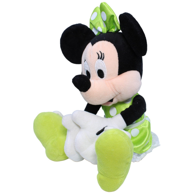 1233477 Nicotoy Disney Minnie Maus mit grünem Kleid Kuscheltier Kumpel Leo Disney Gebraucht