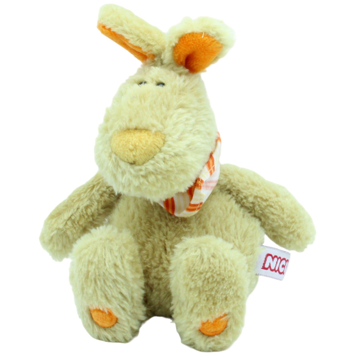 123465 NICI Hase hellbraun, sitzend Kuscheltier Kumpel Leo Gebraucht