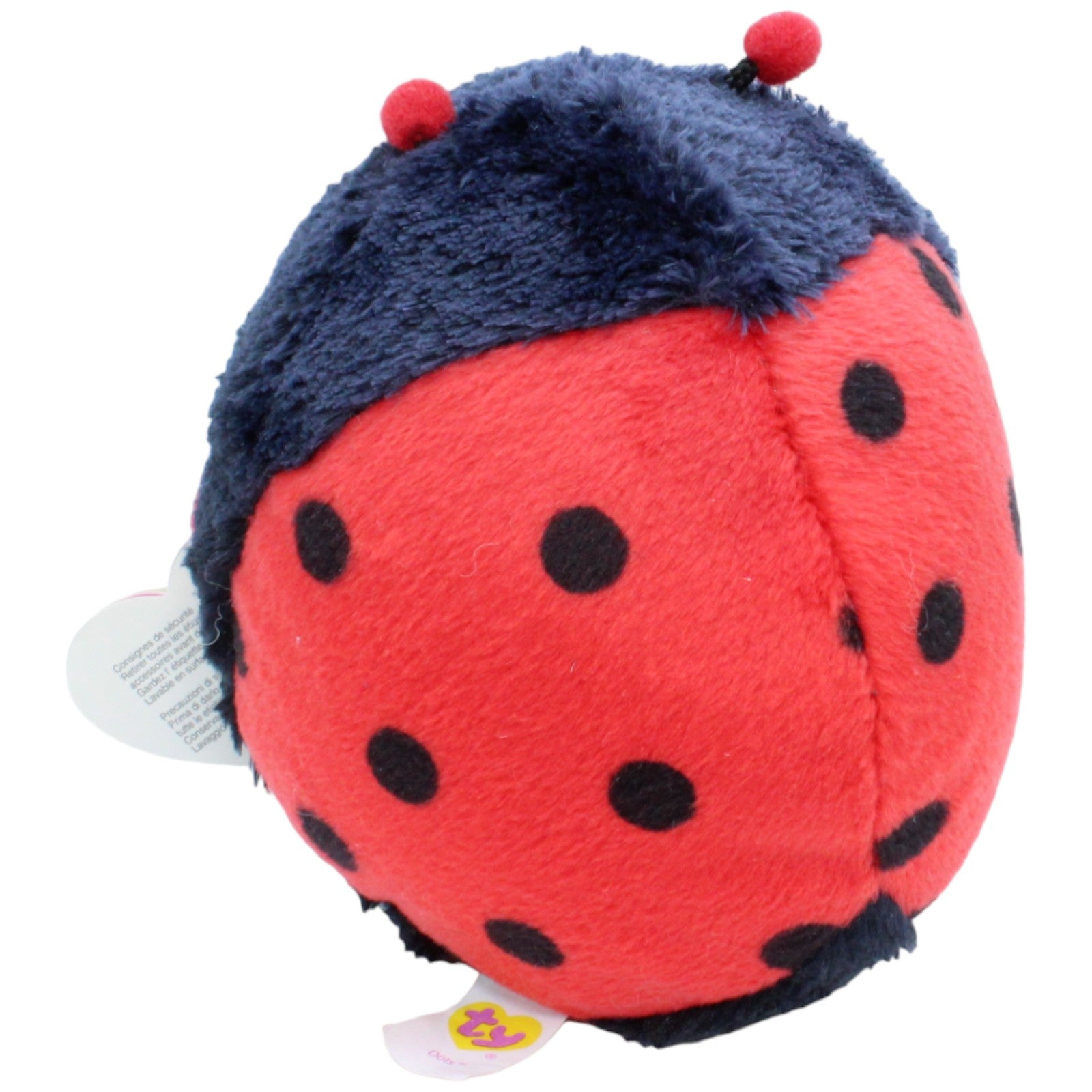 123474 TY Beanie Ballz, Marienkäfer Dots Kuscheltier Kumpel Leo Gebraucht