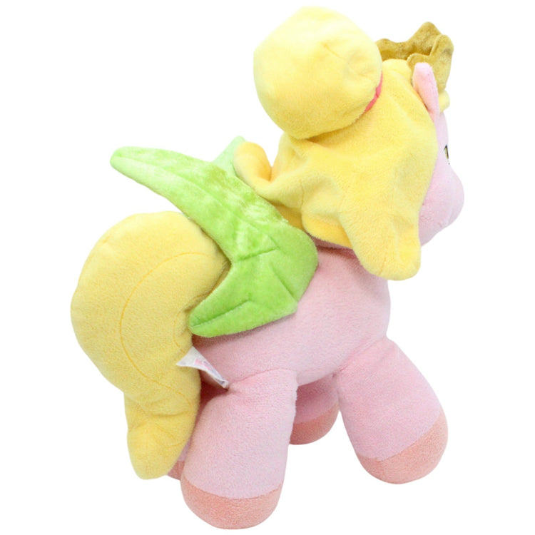 123493 Simba Filly Pony mit grünen Flügeln rosa, groß Kuscheltier Kumpel Leo Gebraucht