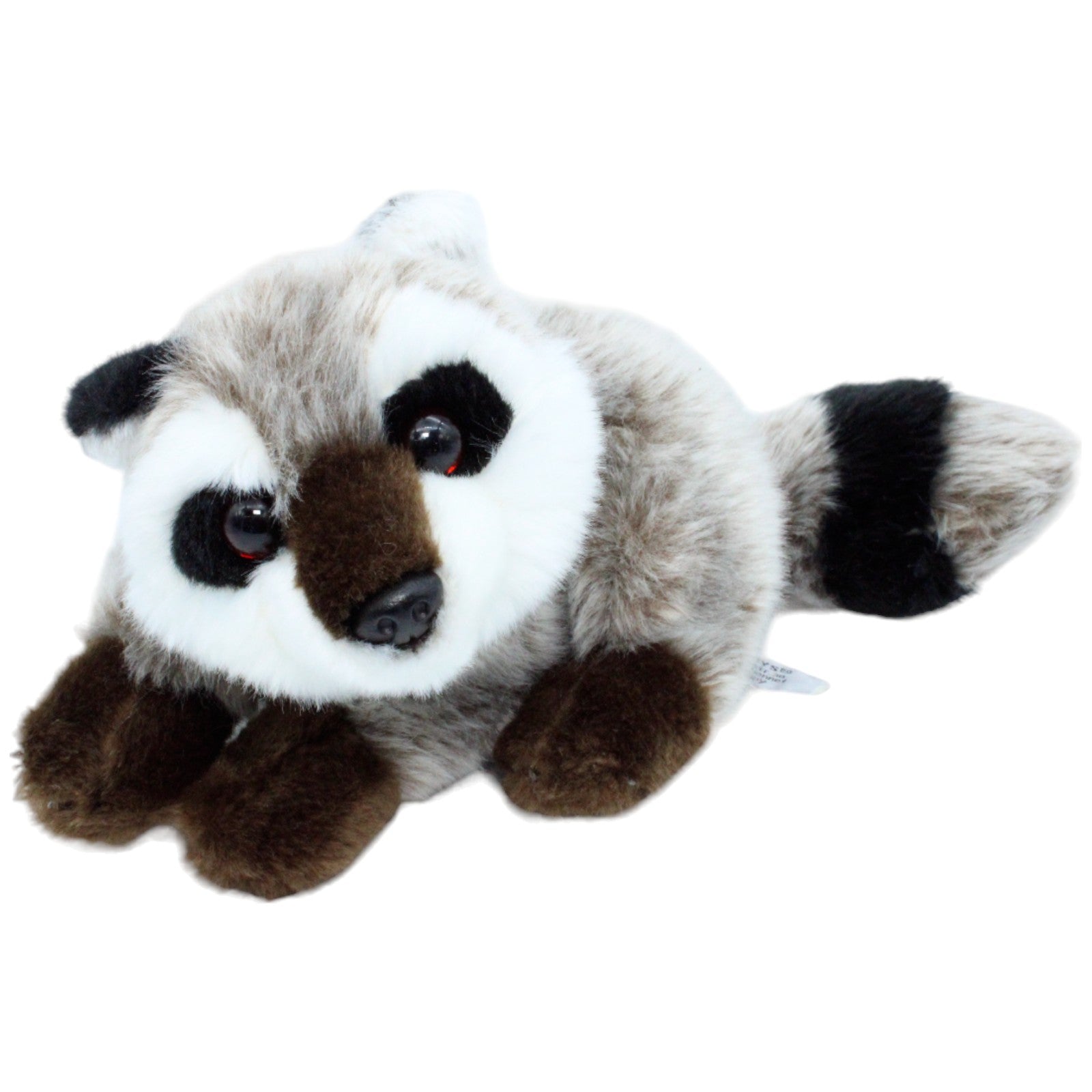 123498 Uni-Toys Waschbär liegend, grau Kuscheltier Kumpel Leo Gebraucht