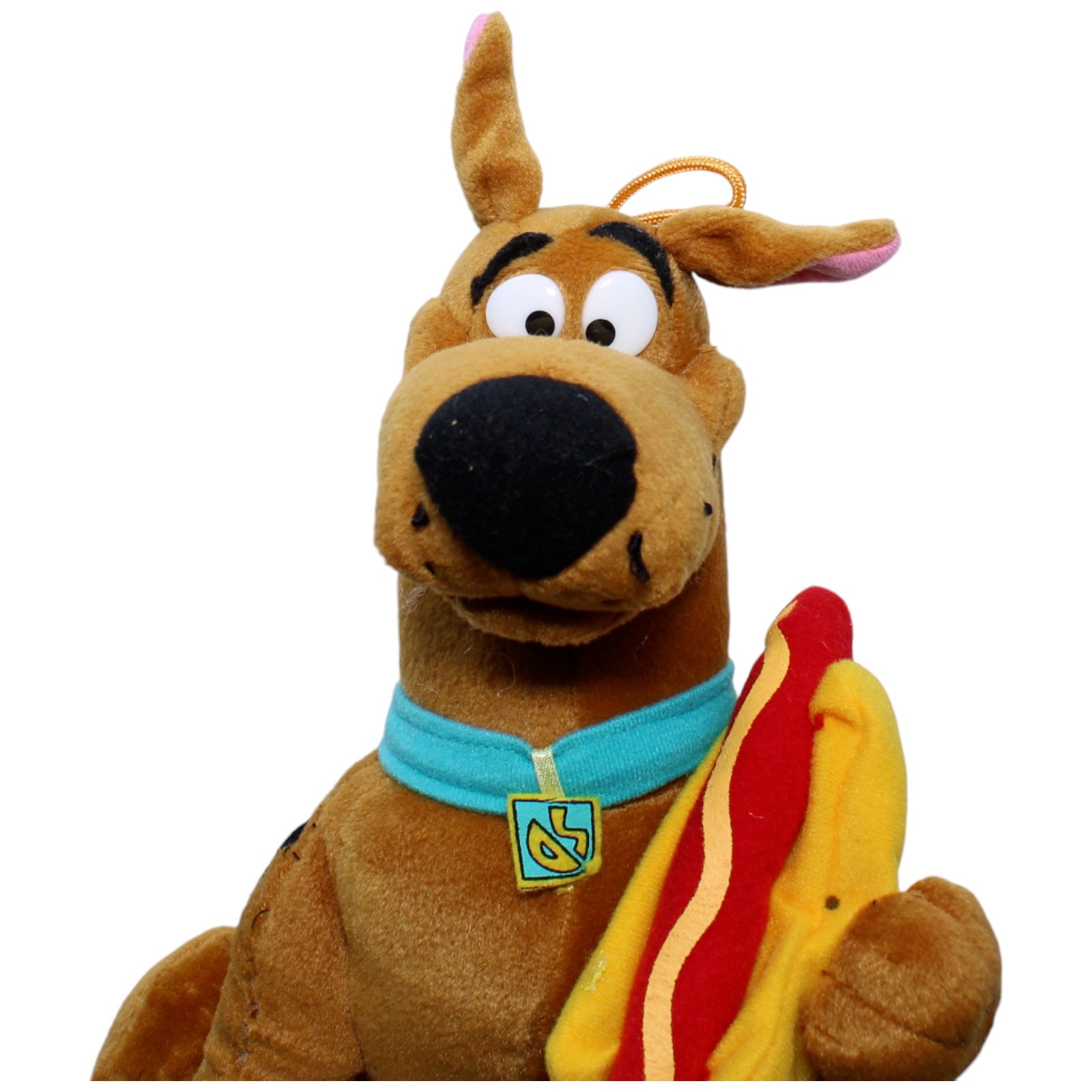 123577 Famosa Hund, Scooby-Doo mit Hot Dog & Scooby Cola Kuscheltier Kumpel Leo Disney