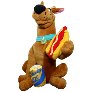 123577 Famosa Hund, Scooby-Doo mit Hot Dog & Scooby Cola Kuscheltier Kumpel Leo Disney