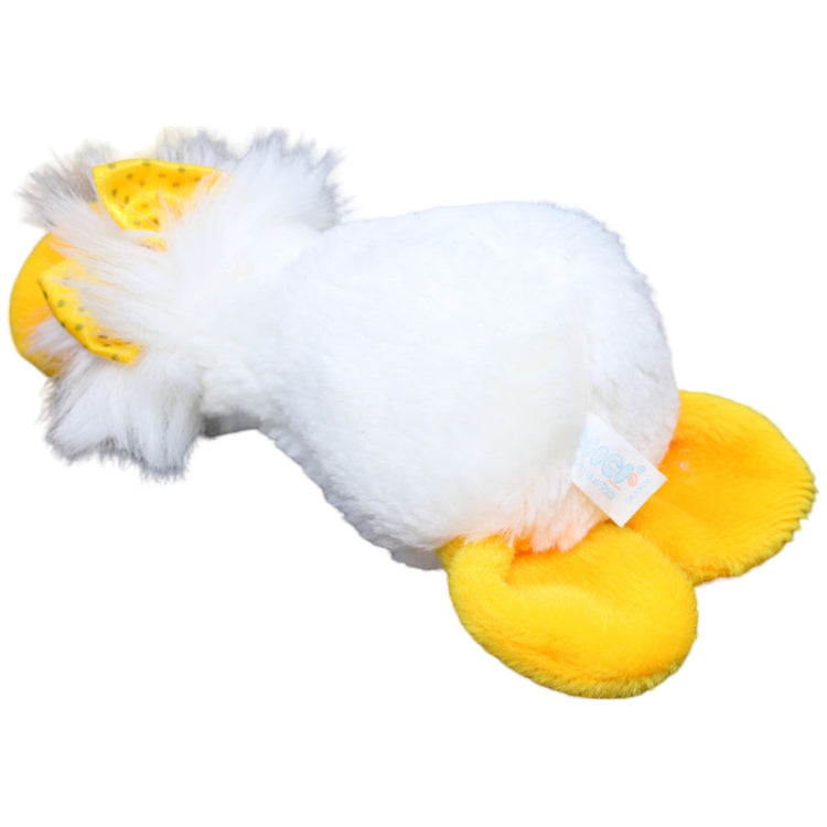 123597 NICI Ente mit gelber Schleife, liegend Kuscheltier Kumpel Leo Gebraucht