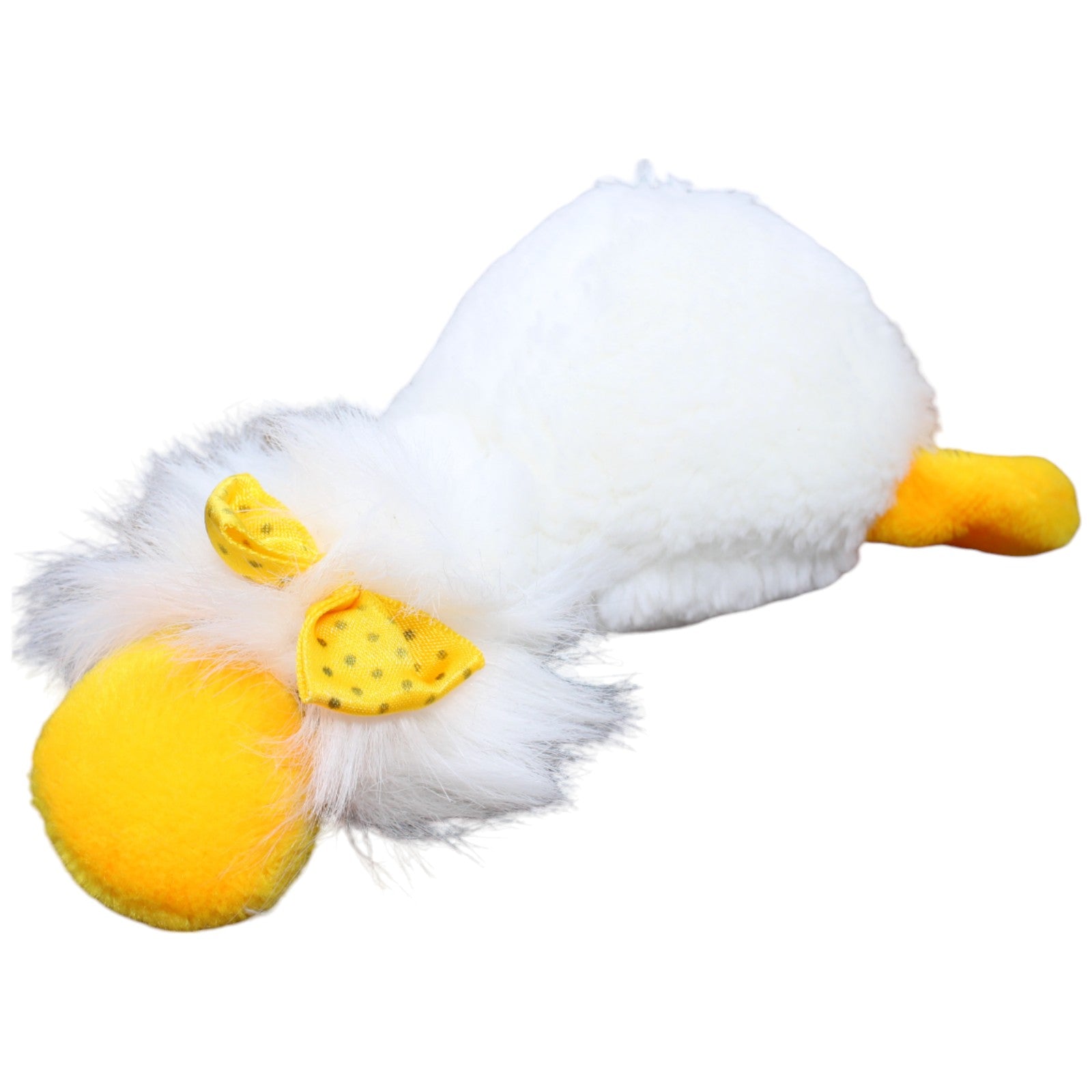 123597 NICI Ente mit gelber Schleife, liegend Kuscheltier Kumpel Leo Gebraucht