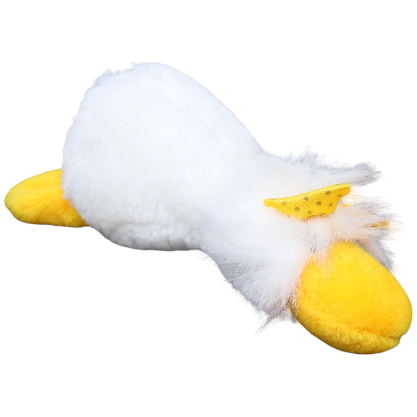 123597 NICI Ente mit gelber Schleife, liegend Kuscheltier Kumpel Leo Gebraucht