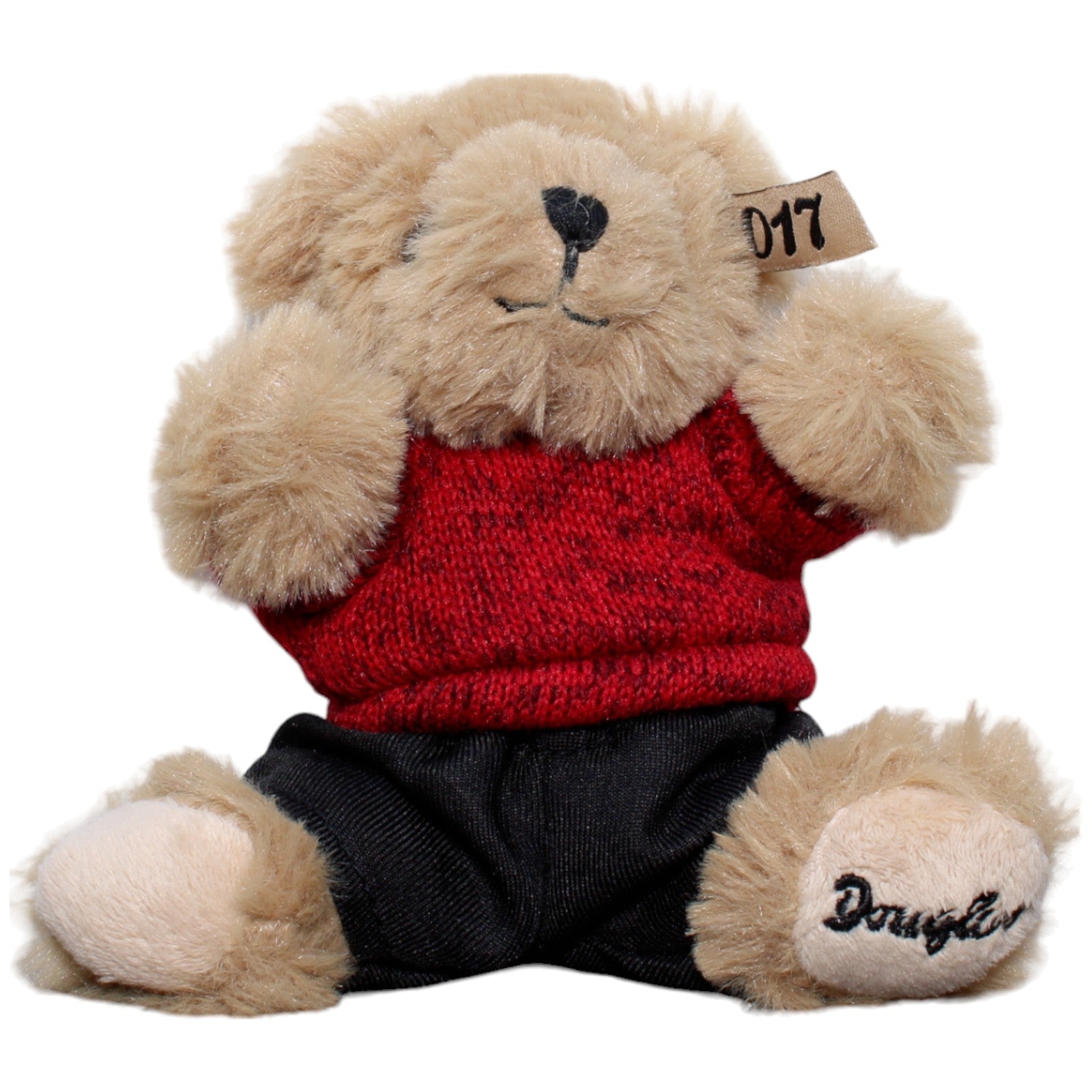 123617 Douglas Douglas Teddybär mit Pulli & Hose, 2017 Kuscheltier Kumpel Leo Gebraucht