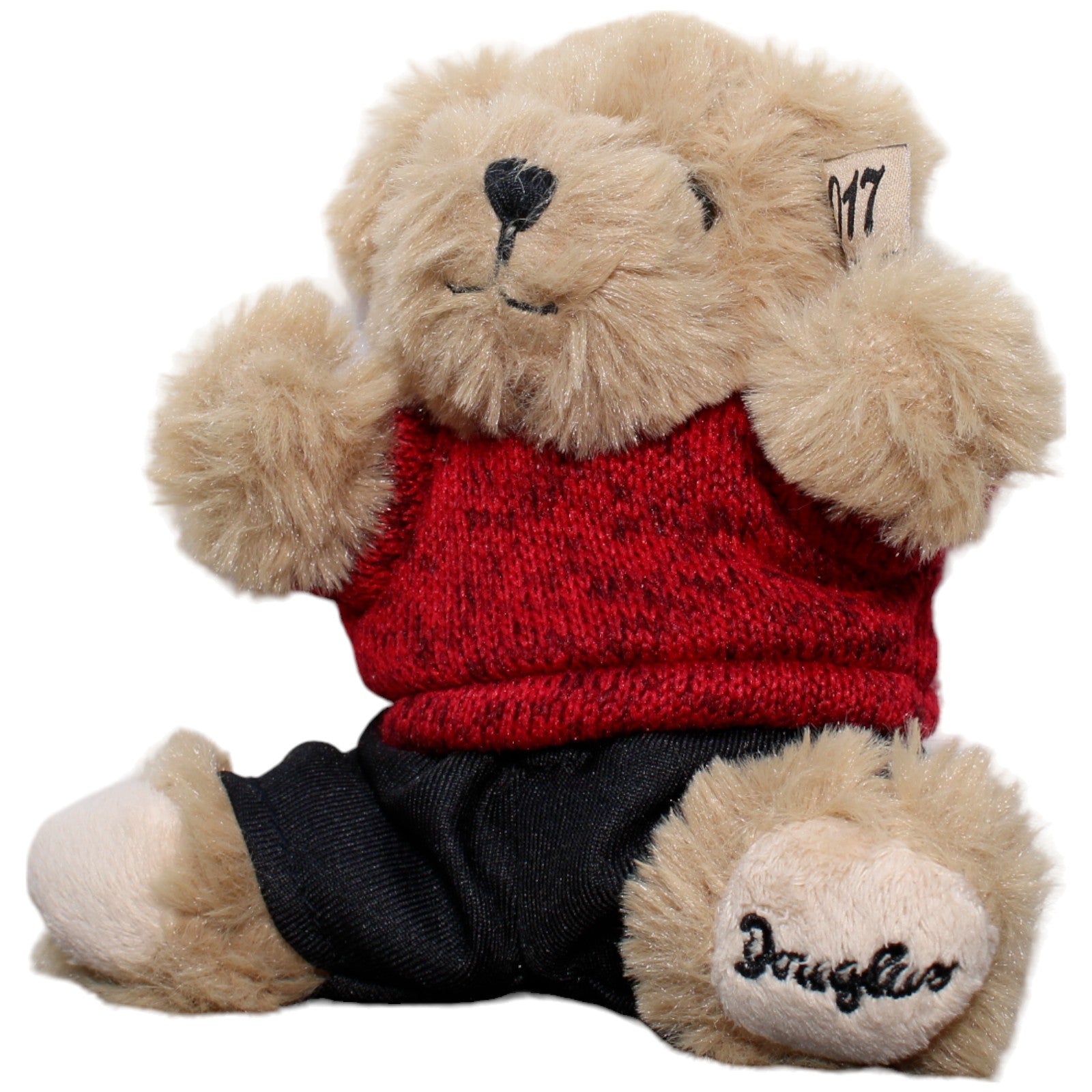 123617 Douglas Douglas Teddybär mit Pulli & Hose, 2017 Kuscheltier Kumpel Leo Gebraucht