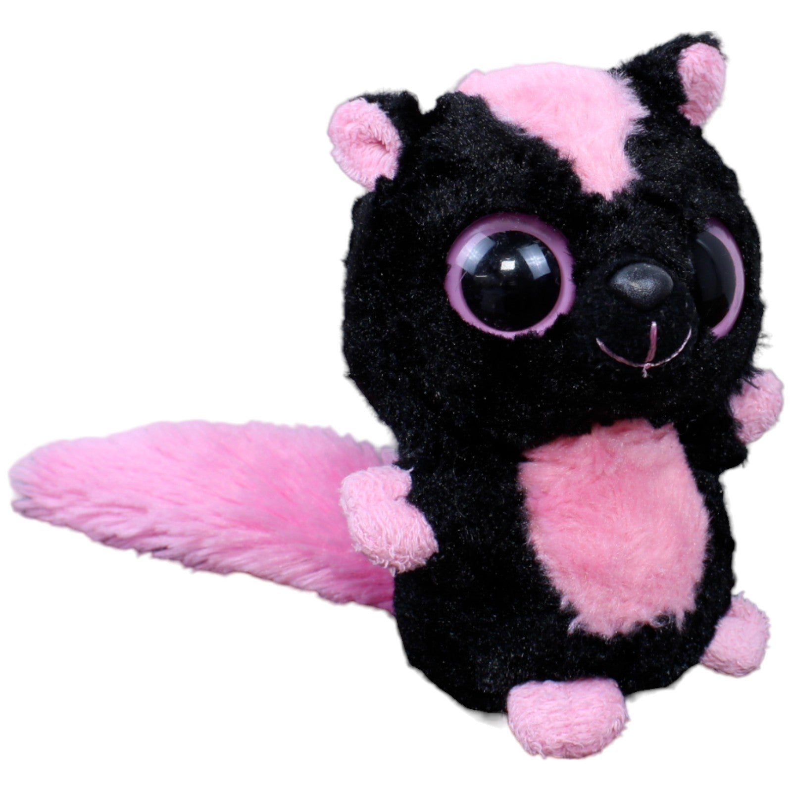 123624 Aurora Stinktier Sparkee aus YooHoo & Friends, schwarz Kuscheltier Kumpel Leo Gebraucht Glubschi