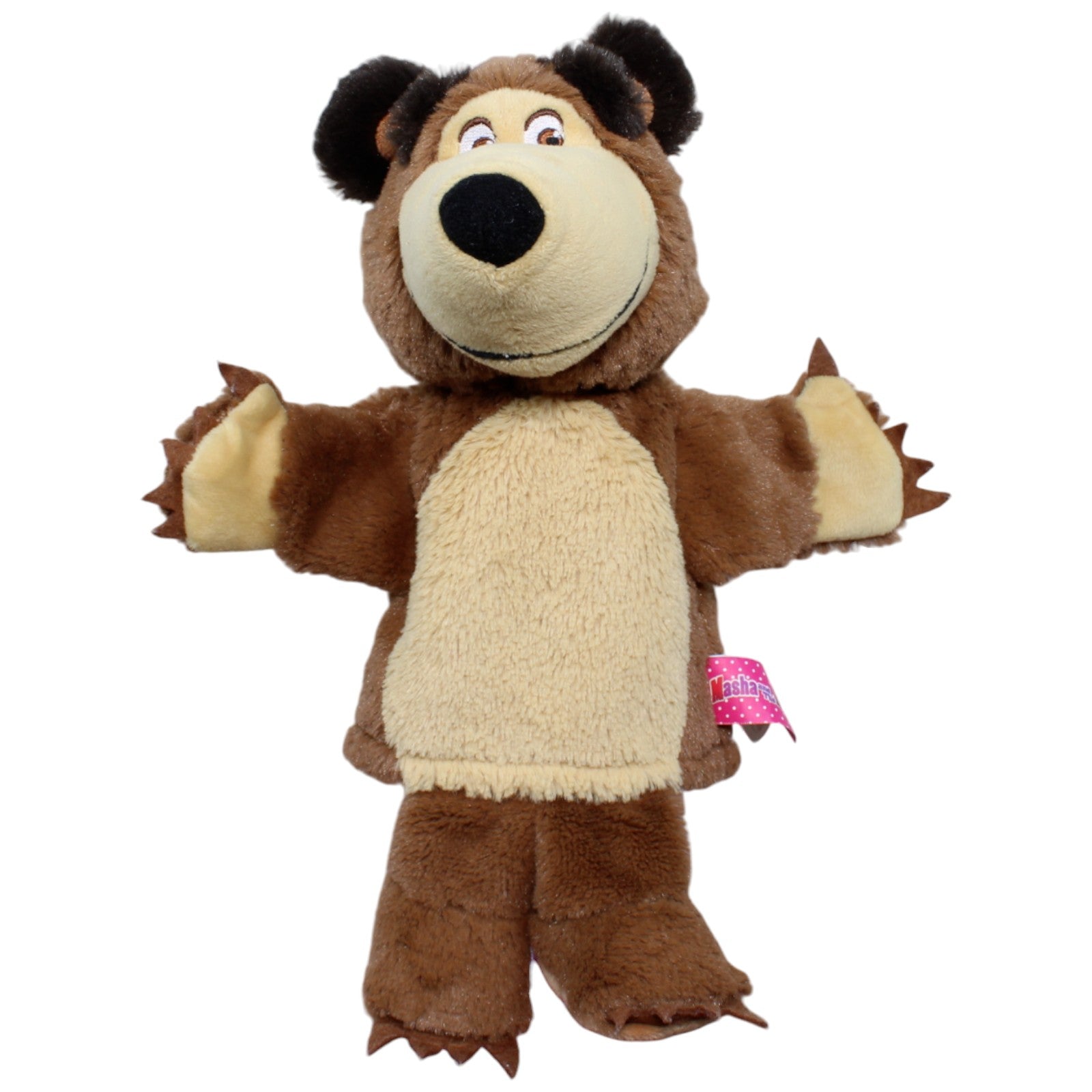 123639 Simba Handpuppe, Bär aus Mascha und der Bär Handpuppe Kumpel Leo Gebraucht