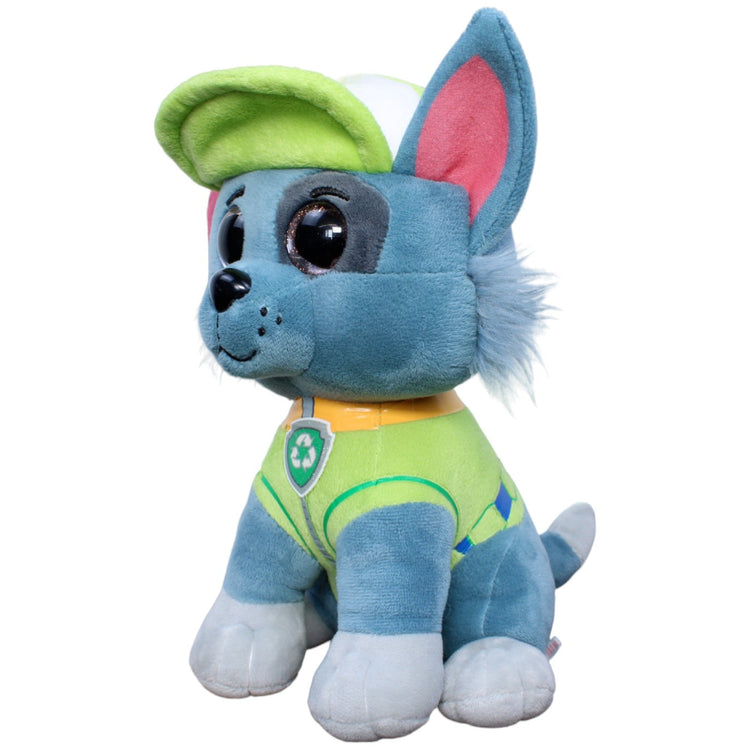 123687 TY Hund, Rocky aus Paw Patrol sitzend Kuscheltier Kumpel Leo Gebraucht Glubschi