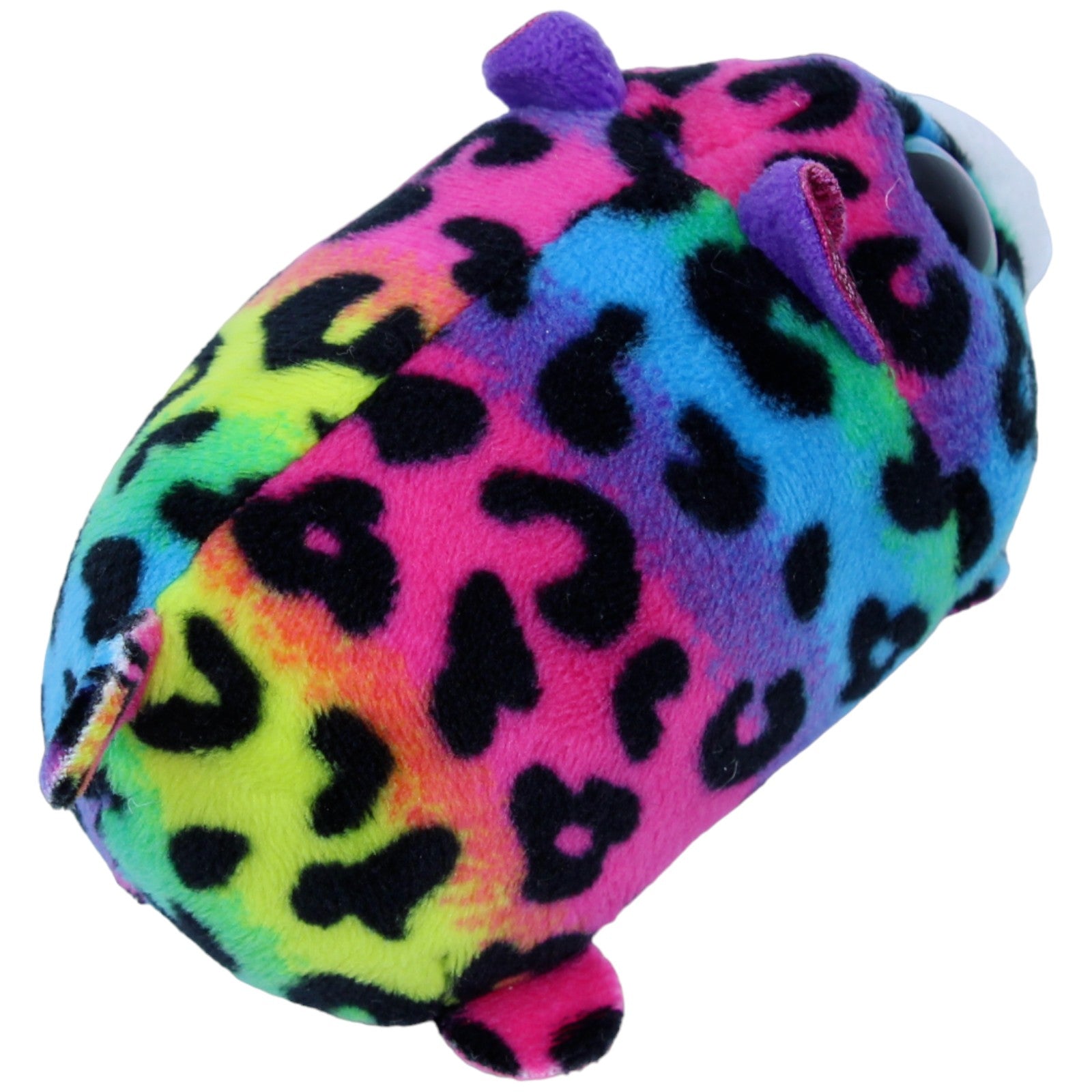 123703 TY Beanie Teeny, Leopard Jelly Kuscheltier Kumpel Leo Gebraucht Glubschi