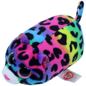 123703 TY Beanie Teeny, Leopard Jelly Kuscheltier Kumpel Leo Gebraucht Glubschi