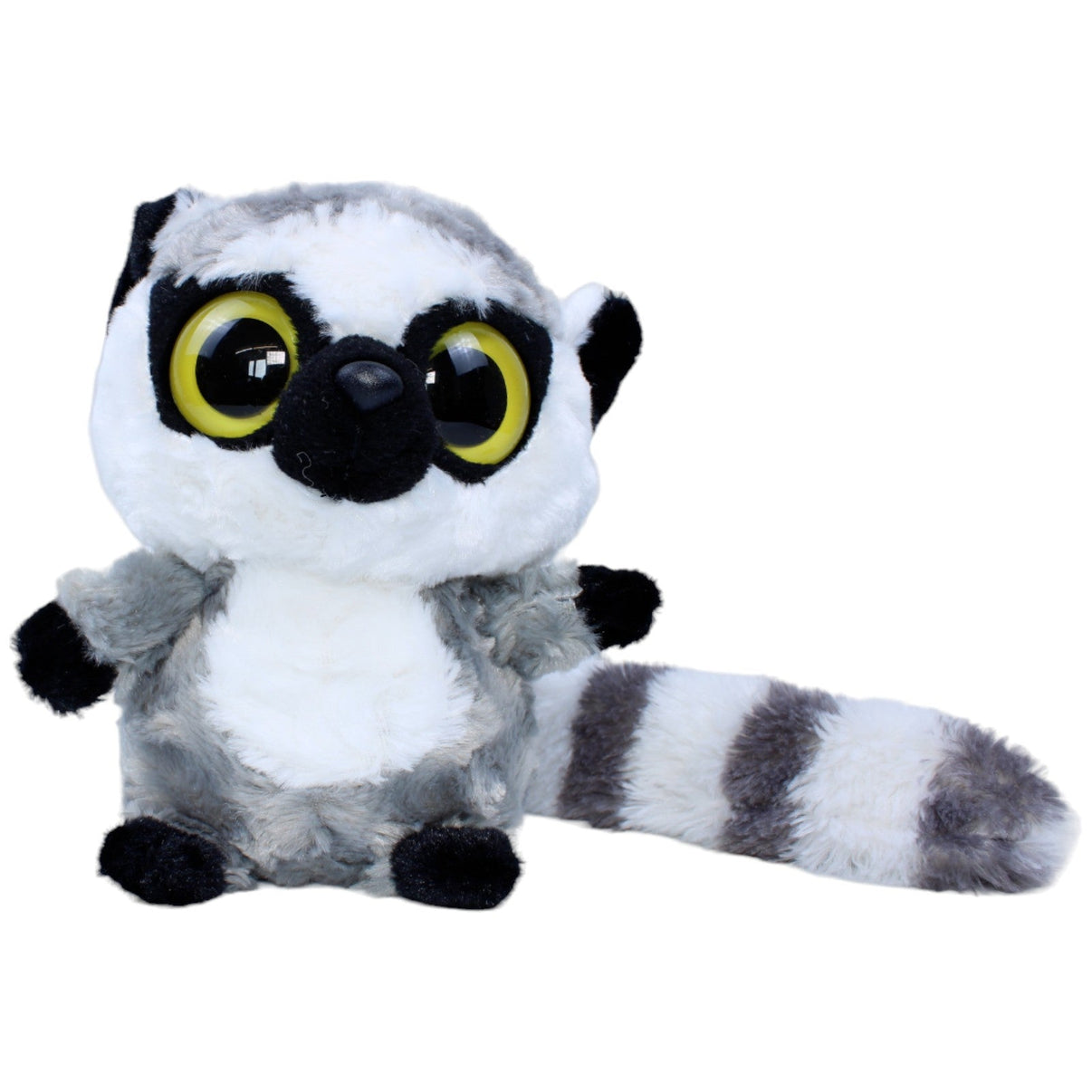 123706 Aurora Lemur Lemee aus YooHoo & Friends, grau Kuscheltier Kumpel Leo Gebraucht Glubschi