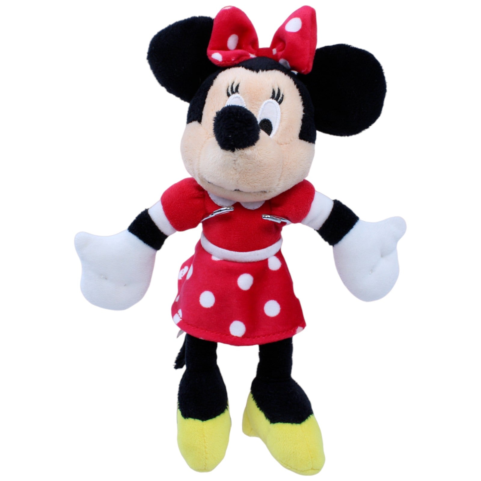 123715 Nicotoy Disney Minnie Maus mit Kleid, rot-gepunktet Kuscheltier Kumpel Leo Disney Gebraucht