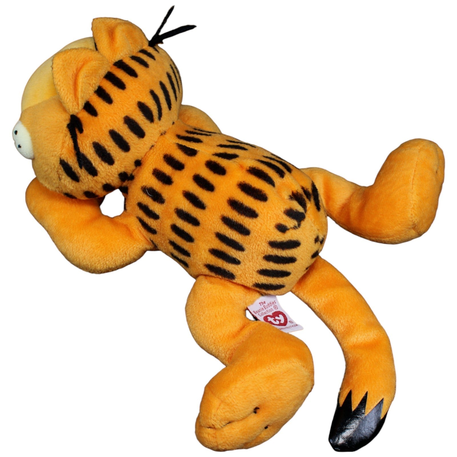 123730 TY Beanie Buddies, Katze Garfield liegend Kuscheltier Kumpel Leo Gebraucht