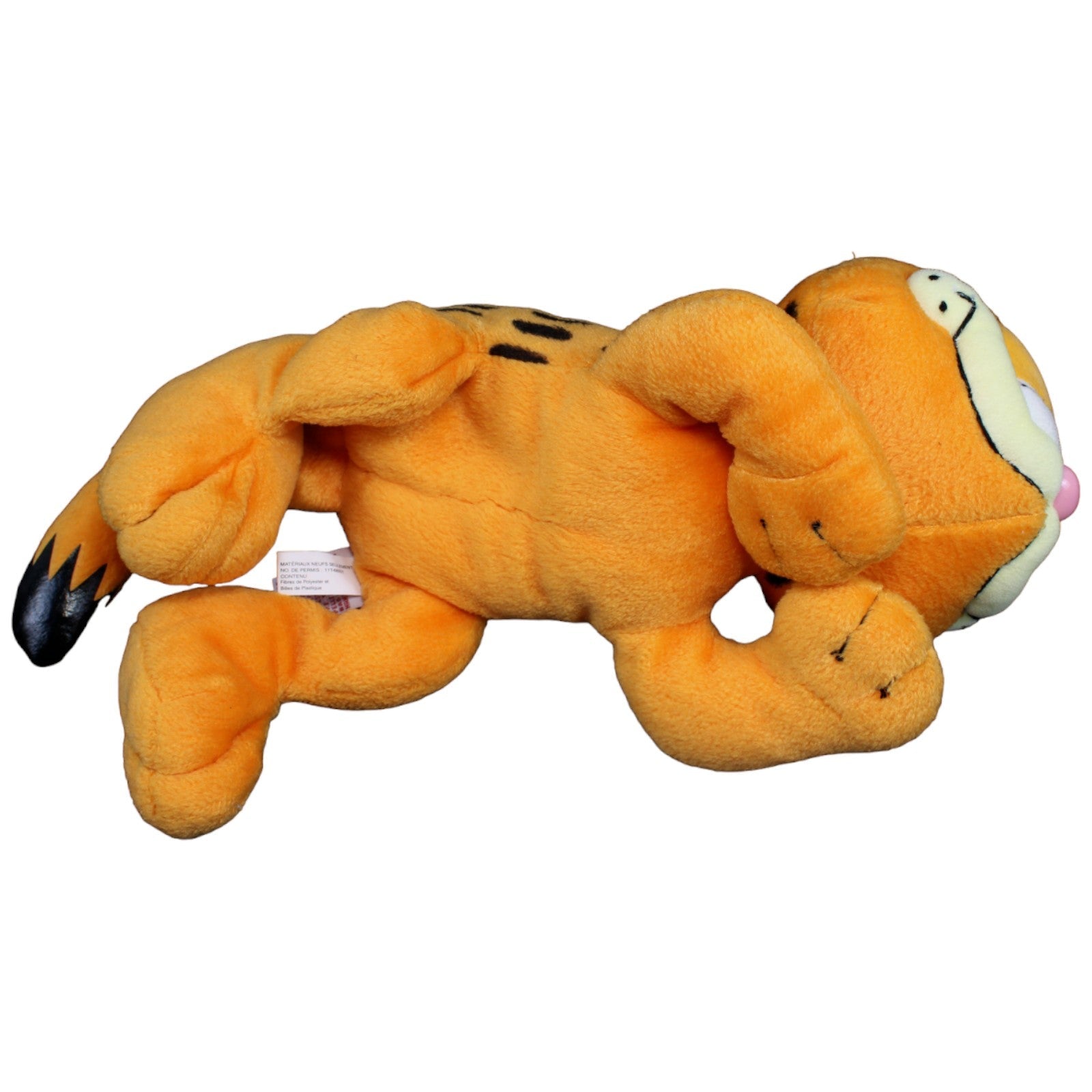 123730 TY Beanie Buddies, Katze Garfield liegend Kuscheltier Kumpel Leo Gebraucht