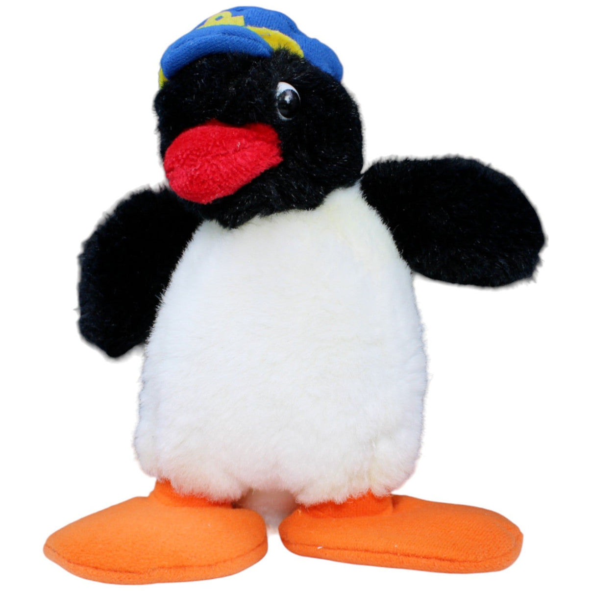 123738 Heunec Vintage Pinguin, Pingus Vater als Postbote Kuscheltier Kumpel Leo Gebraucht