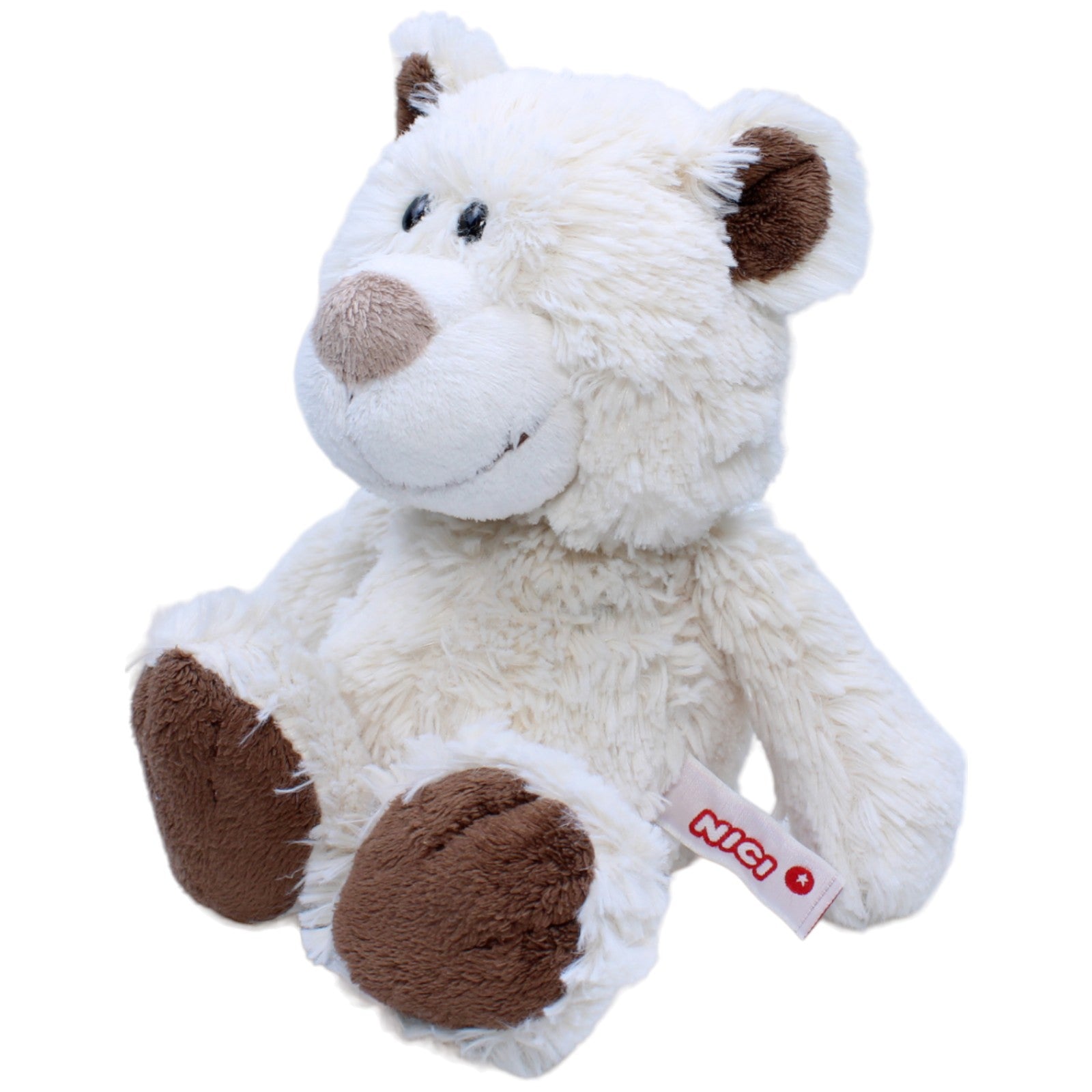 123779 NICI Teddybär, weiß Kuscheltier Kumpel Leo Bär Gebraucht