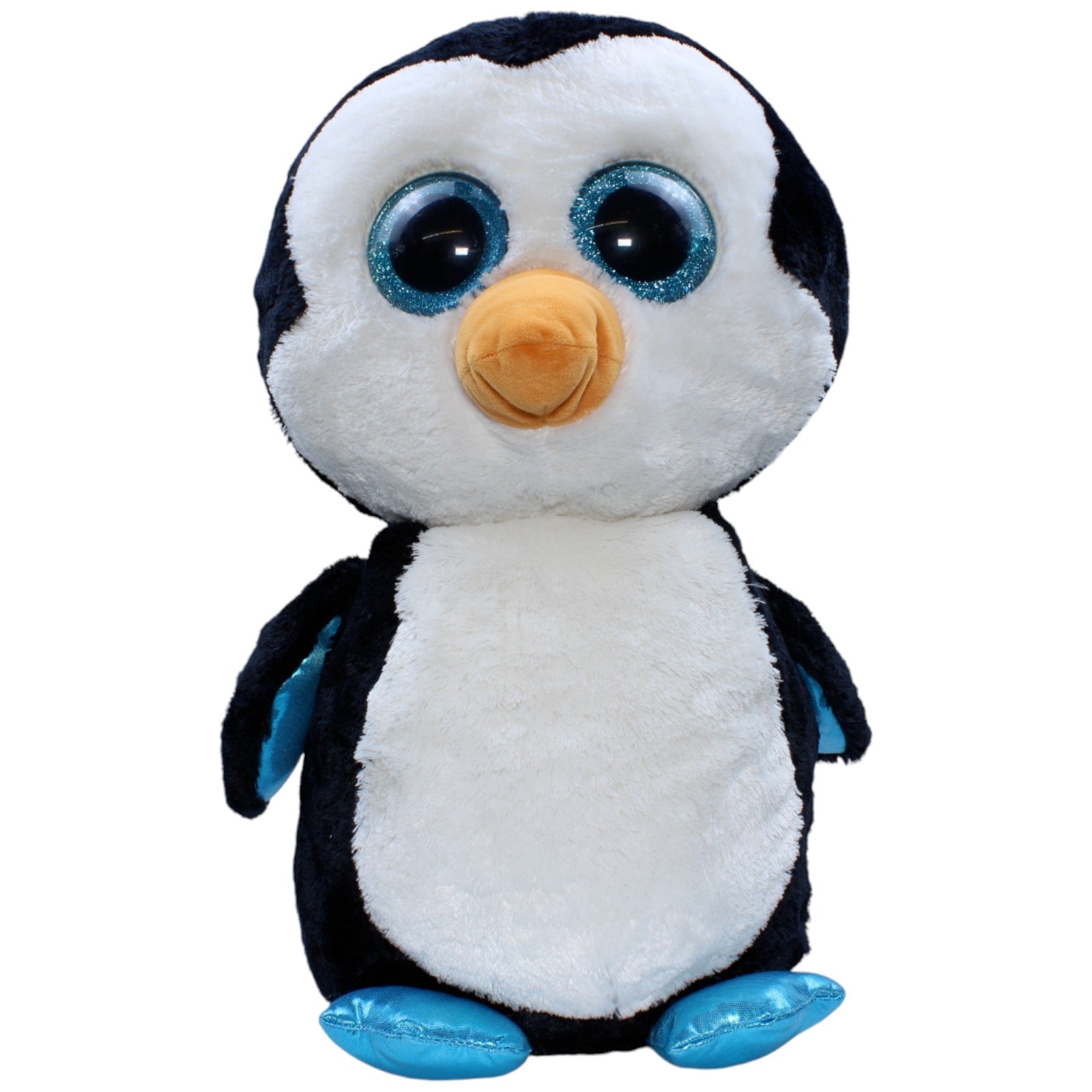 123787 TY XXL Pinguin, Waddles Kuscheltier Kumpel Leo Gebraucht Glubschi