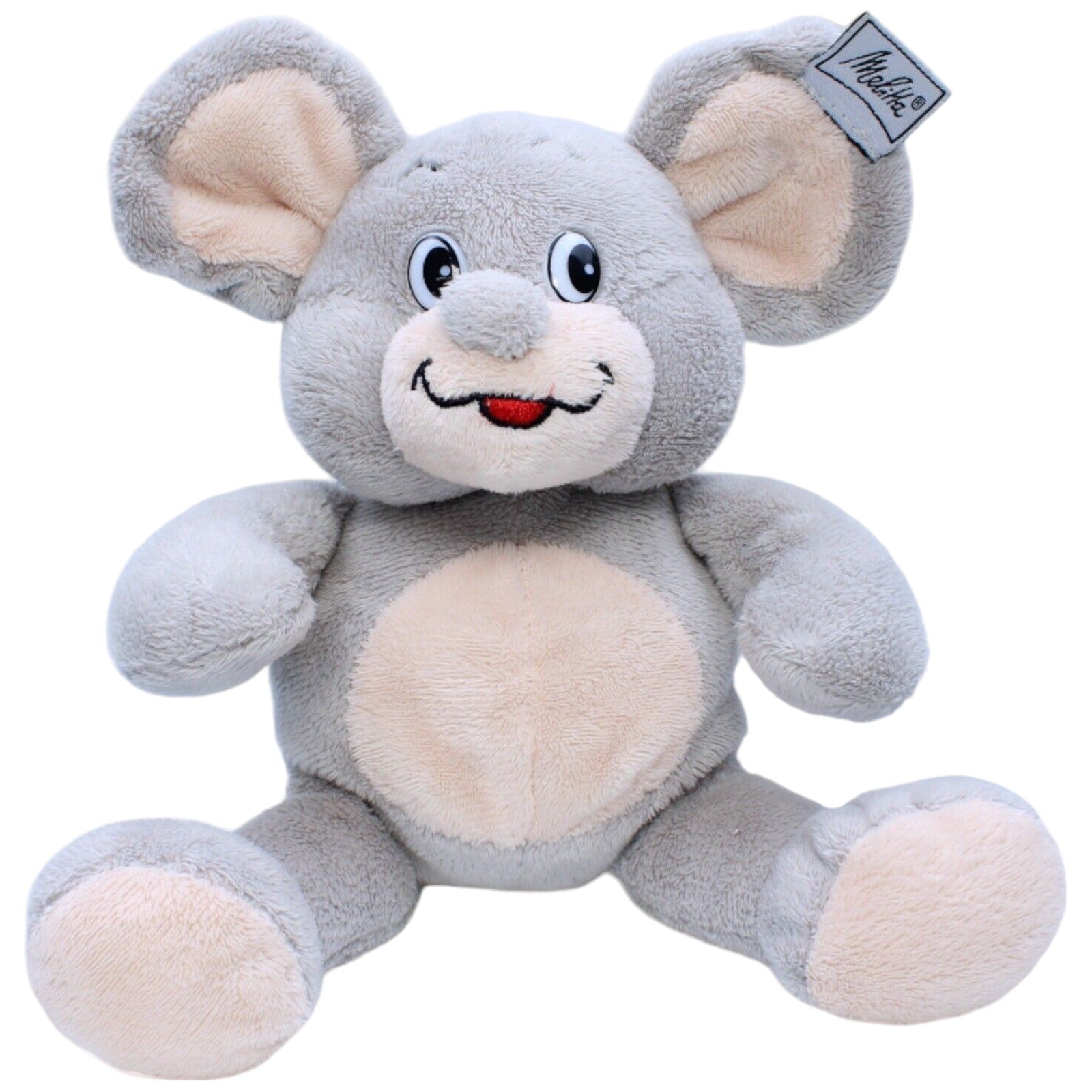 123806 ESC Toys Melitta Kaffee, Maus grau Kuscheltier Kumpel Leo Gebraucht