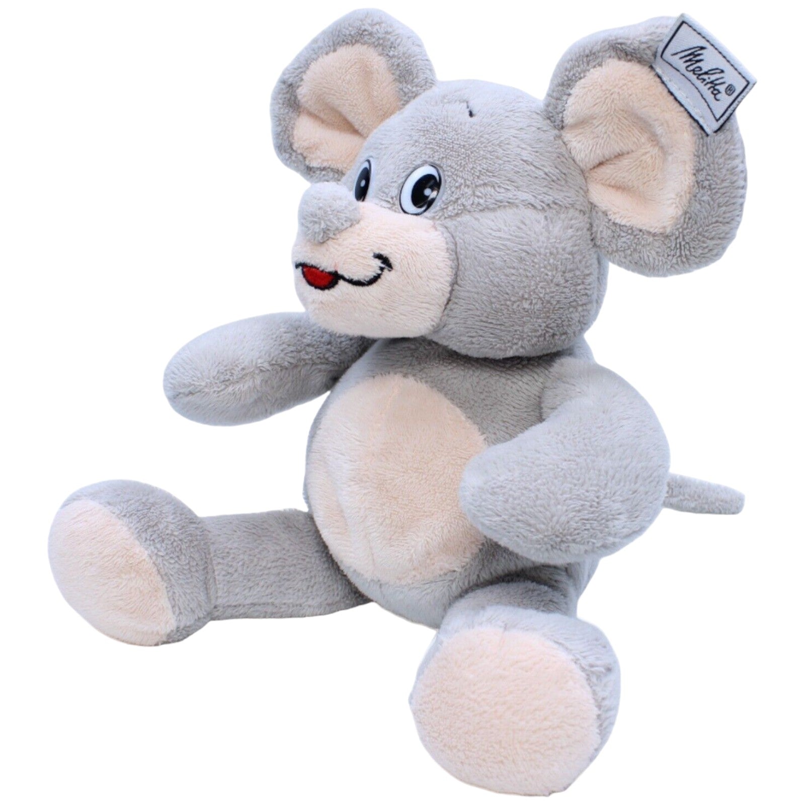 123806 ESC Toys Melitta Kaffee, Maus grau Kuscheltier Kumpel Leo Gebraucht